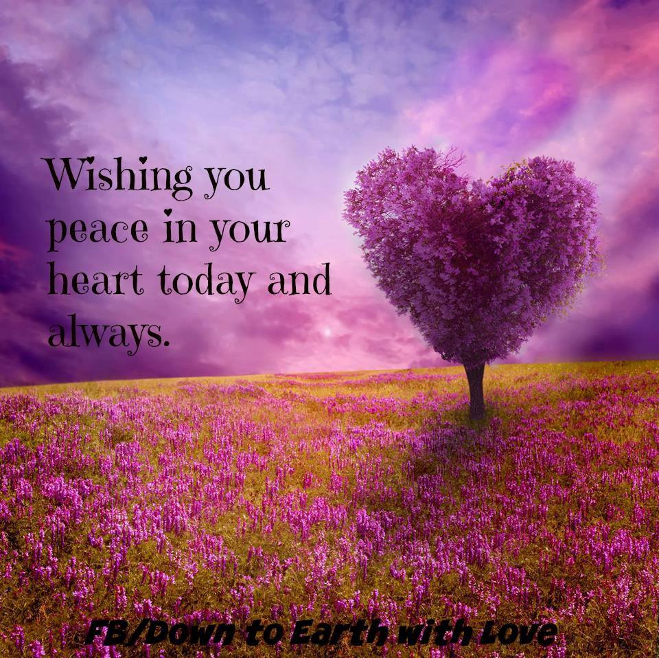 Wishing You Peace in Your Heart | Loving Hands Yoga