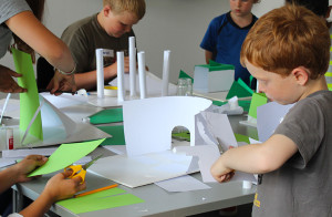 Kids model-making workshop, RIBA, 5th August 2013